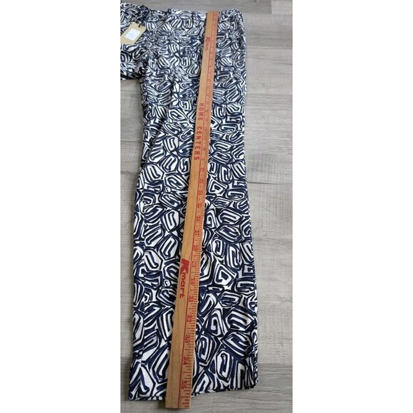 New PT Torino PT01 Woman Pants Midnight Blue Geometric Sz 40 NWT - Picture 10 of 11